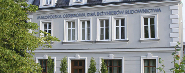Małopolska Okręgowa Izba Inżynierów Budownictwa baner
